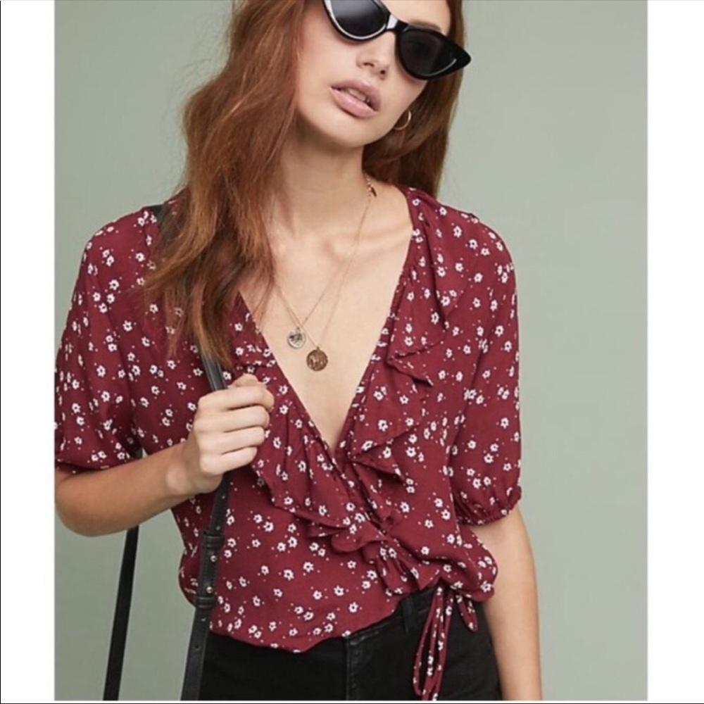 FAITHFUL THE BRAND Carayes Wrap Top